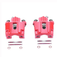 PowerStop Power Stop 03-11 Ford Crown Victoria Rear Red Calipers w/o Brackets - Pair - Brakes Rotors & Pads