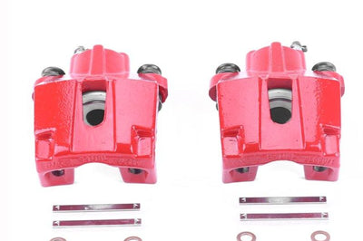 PowerStop Power Stop 03-11 Ford Crown Victoria Rear Red Calipers w/o Brackets - Pair - Brakes Rotors & Pads