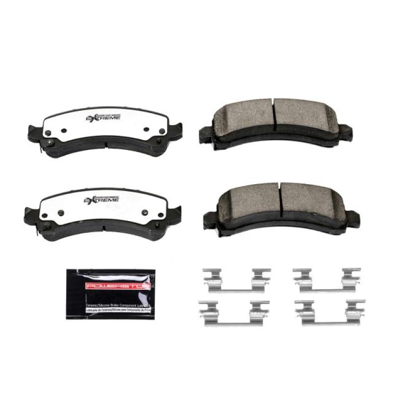 PowerStop Power Stop 03-19 Chevrolet Express 2500 Rear Z36 Truck & Tow Brake Pads w/Hardware - Brakes Rotors