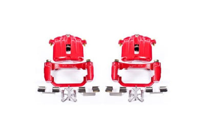 PowerStop Power Stop 04-05 Cadillac DeVille Rear Red Calipers w/Brackets - Pair - Brakes Rotors & Pads