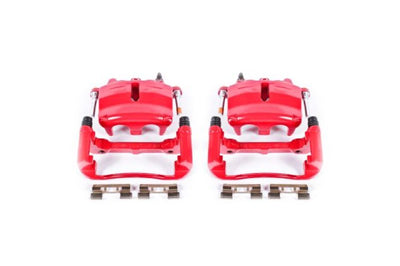 PowerStop Power Stop 04-05 Ford F-150 Front Red Calipers w/Brackets - Pair - Brakes Rotors & Pads