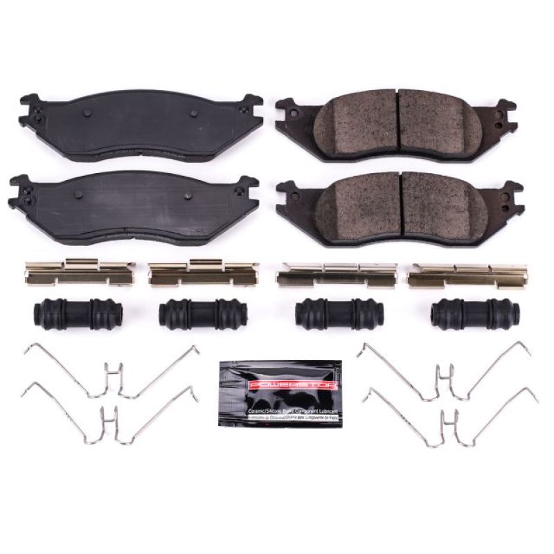 PowerStop Power Stop 04-06 Ford E-150 Front Z23 Evolution Sport Brake Pads w/Hardware - Brakes Rotors &