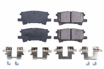 PowerStop Power Stop 04-06 Lexus RX330 Rear Z17 Evolution Ceramic Brake Pads w/Hardware - Brakes Rotors &