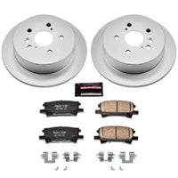 PowerStop Power Stop 04-06 Lexus RX330 Rear Z17 Evolution Geomet Coated Brake Kit - Brakes Rotors & Pads