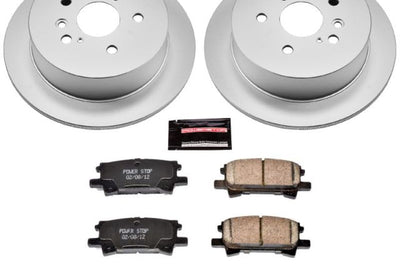 PowerStop Power Stop 04-06 Lexus RX330 Rear Z17 Evolution Geomet Coated Brake Kit - Brakes Rotors & Pads