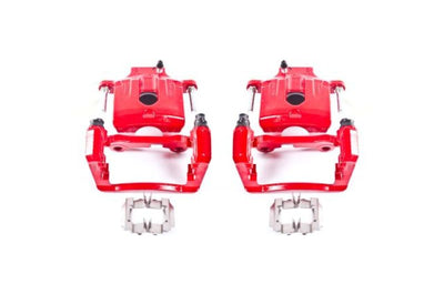 PowerStop Power Stop 04-07 Buick Rainier Rear Red Calipers w/Brackets - Pair - Brakes Rotors & Pads