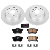 PowerStop Power Stop 04-08 Acura TL Rear Z17 Evolution Geomet Coated Brake Kit - Brakes Rotors & Pads