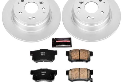 PowerStop Power Stop 04-08 Acura TL Rear Z17 Evolution Geomet Coated Brake Kit - Brakes Rotors & Pads