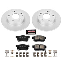 PowerStop Power Stop 04-08 Acura TSX Rear Z17 Evolution Geomet Coated Brake Kit - Brakes Rotors & Pads