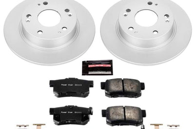 PowerStop Power Stop 04-08 Acura TSX Rear Z17 Evolution Geomet Coated Brake Kit - Brakes Rotors & Pads
