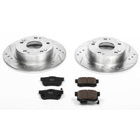 PowerStop Power Stop 04-08 Acura TSX Rear Z23 Evolution Sport Brake Kit - Brakes Rotors & Pads