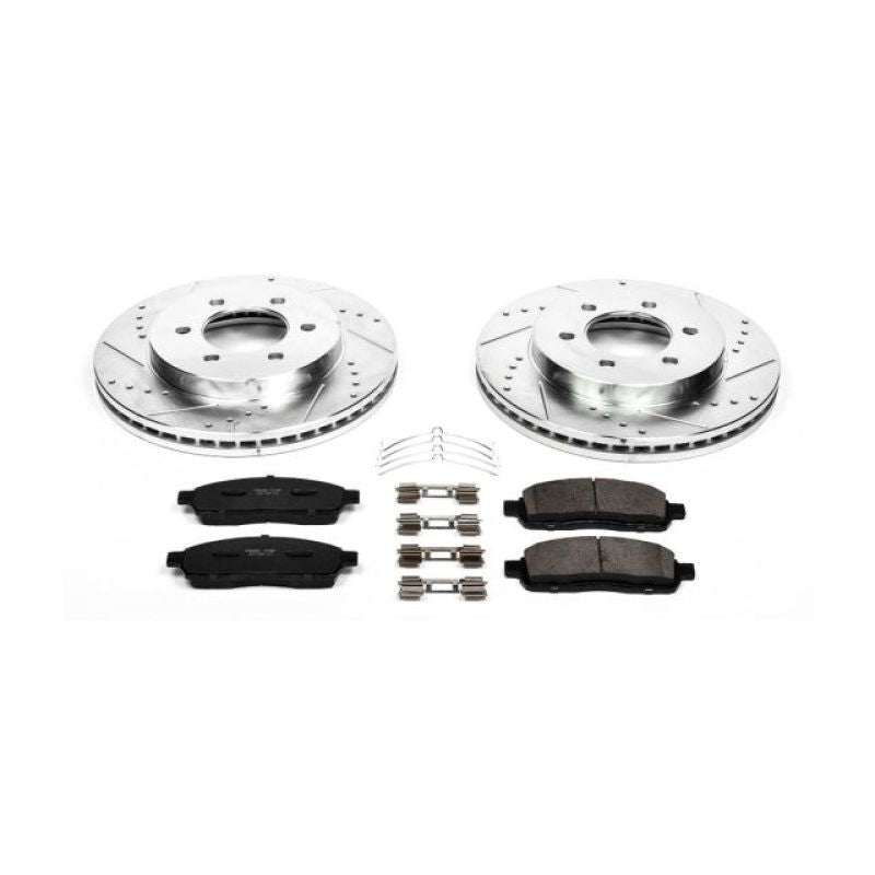 PowerStop Power Stop 04-08 Ford F-150 Front Z23 Evolution Sport Brake Kit - Brakes Rotors & Pads