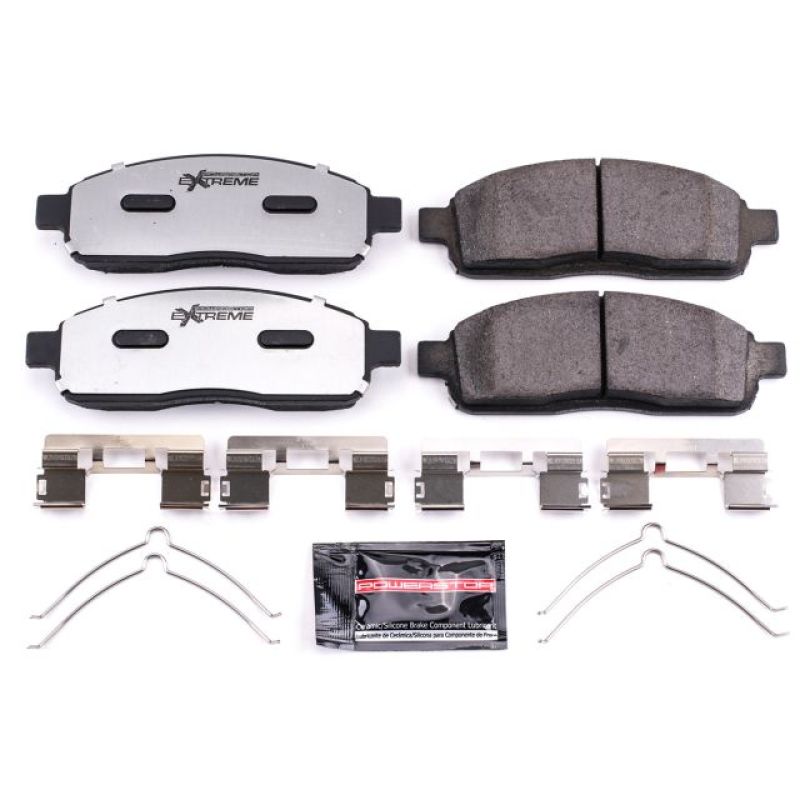 PowerStop Power Stop 04-08 Ford F-150 Front Z36 Truck & Tow Brake Pads w/Hardware - Brakes Rotors