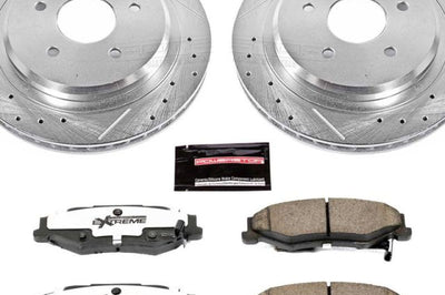 PowerStop Power Stop 04-09 Cadillac XLR Rear Z26 Street Warrior Brake Kit - Brakes Rotors & Pads
