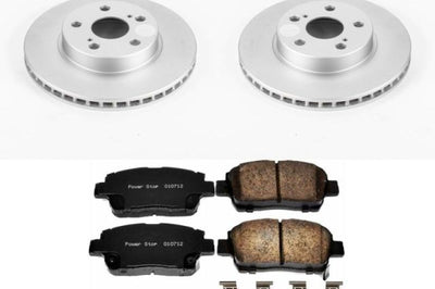 PowerStop Power Stop 04-09 Toyota Prius Front Z17 Evolution Geomet Coated Brake Kit - Brakes Rotors & Pads