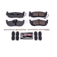 PowerStop Power Stop 04-10 Infiniti QX56 Rear Z23 Evolution Sport Brake Pads w/Hardware - Brakes Rotors &