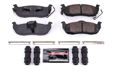 PowerStop Power Stop 04-10 Infiniti QX56 Rear Z23 Evolution Sport Brake Pads w/Hardware - Brakes Rotors &