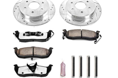 PowerStop Power Stop 04-10 Infiniti QX56 Rear Z36 Truck & Tow Brake Kit - Brakes Rotors Pads