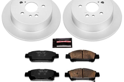PowerStop Power Stop 04-10 Toyota Sienna Rear Z17 Evolution Geomet Coated Brake Kit - Brakes Rotors & Pads