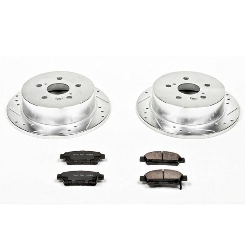 PowerStop Power Stop 04-10 Toyota Sienna Rear Z23 Evolution Sport Brake Kit - Brakes Rotors & Pads