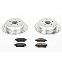 PowerStop Power Stop 04-10 Toyota Sienna Rear Z23 Evolution Sport Brake Kit - Brakes Rotors & Pads