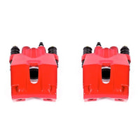 PowerStop Power Stop 04-11 Ford F-150 Rear Red Calipers w/o Brackets - Pair - Brakes Rotors & Pads