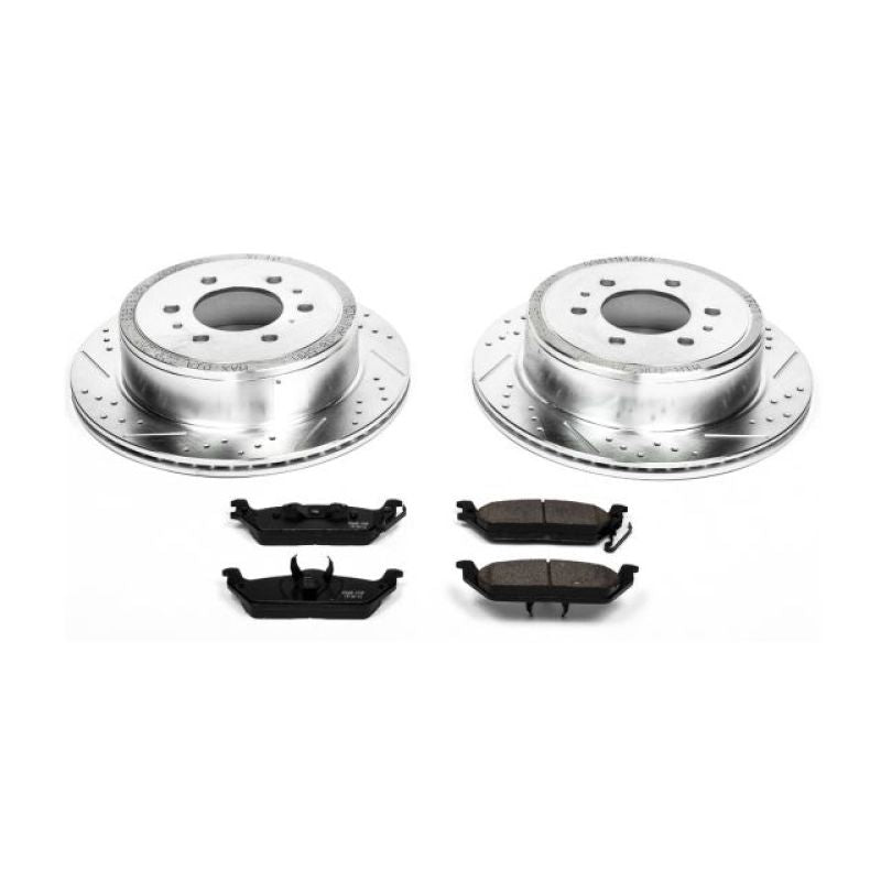 PowerStop Power Stop 04-11 Ford F-150 Rear Z23 Evolution Sport Brake Kit - Brakes Rotors & Pads