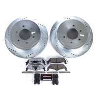 PowerStop Power Stop 04-11 Ford F-150 Rear Z36 Truck & Tow Brake Kit - Brakes Rotors Pads