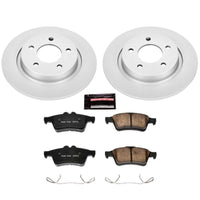 PowerStop Power Stop 04-13 Mazda 3 Rear Z17 Evolution Geomet Coated Brake Kit - Brakes Rotors & Pads