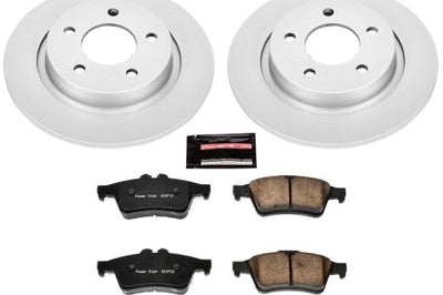 PowerStop Power Stop 04-13 Mazda 3 Rear Z17 Evolution Geomet Coated Brake Kit - Brakes Rotors & Pads