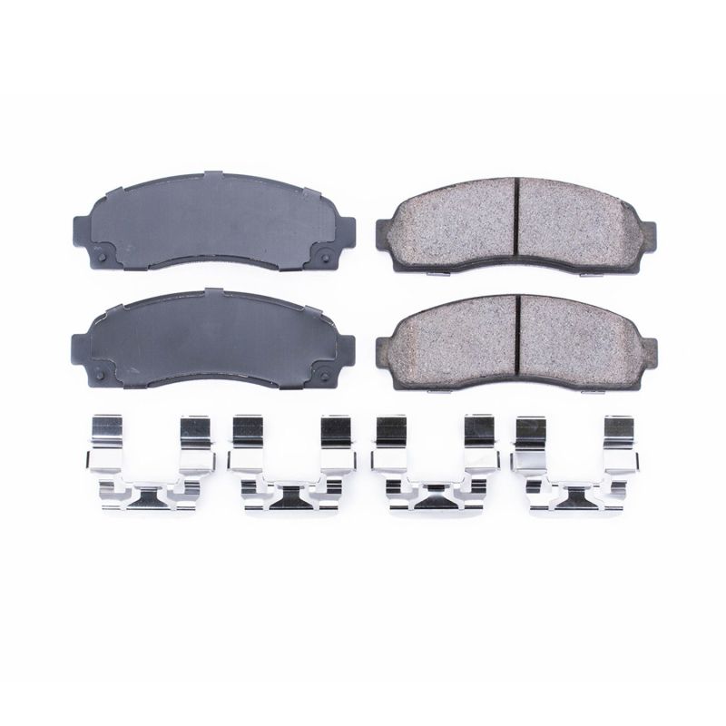 PowerStop Power Stop 05-06 Chevrolet Equinox Front Z17 Evolution Ceramic Brake Pads w/Hardware - Brakes Rotors &