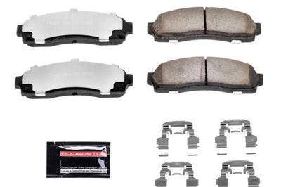 PowerStop Power Stop 05-06 Chevrolet Equinox Front Z36 Truck & Tow Brake Pads w/Hardware - Brakes Rotors
