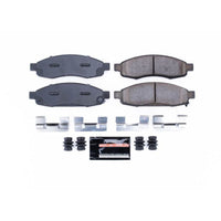 PowerStop Power Stop 05-06 Infiniti QX56 Front Z23 Evolution Sport Brake Pads w/Hardware - Brakes Rotors &