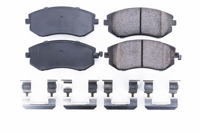 PowerStop Power Stop 05-06 Saab 9-2X Front Z17 Evolution Ceramic Brake Pads w/Hardware - Brakes Rotors &