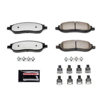 PowerStop Power Stop 05-07 Ford F-250 Super Duty Rear Z36 Truck & Tow Brake Pads w/Hardware - Brakes Rotors