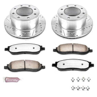 PowerStop Power Stop 05-07 Ford F-250 Super Duty Rear Z36 Truck & Tow Brake Kit - Brakes Rotors Pads