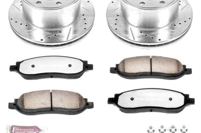 PowerStop Power Stop 05-07 Ford F-250 Super Duty Rear Z36 Truck & Tow Brake Kit - Brakes Rotors Pads