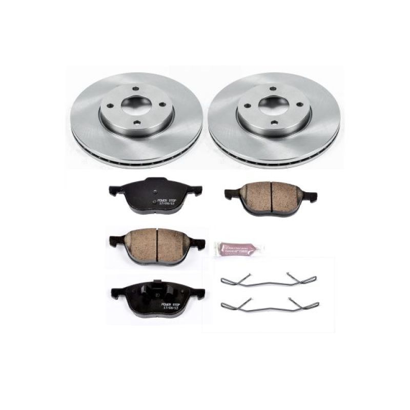 PowerStop Power Stop 05-07 Ford Focus Front Autospecialty Brake Kit - Brakes Rotors & Pads
