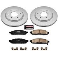 PowerStop Power Stop 05-07 Infiniti QX56 Front Z17 Evolution Geomet Coated Brake Kit - Brakes Rotors & Pads