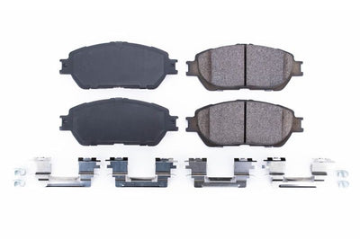 PowerStop Power Stop 05-07 Toyota Avalon Front Z17 Evolution Ceramic Brake Pads w/Hardware - Brakes Rotors &
