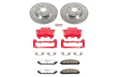 PowerStop Power Stop 05-08 Dodge Magnum Front Z26 Street Kit w/Cals - Brakes Rotors & Pads