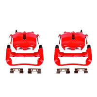 PowerStop Power Stop 05-08 Ford F-150 Front Red Calipers w/Brackets - Pair - Brakes Rotors & Pads