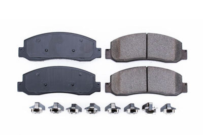 PowerStop Power Stop 05-08 Ford F-250 Super Duty Front Z17 Evolution Ceramic Brake Pads w/Hardware - Brakes Rotors &
