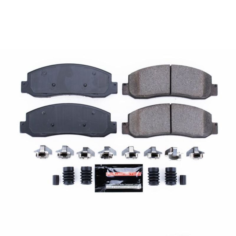 PowerStop Power Stop 05-08 Ford F-250 Super Duty Front Z23 Evolution Sport Brake Pads w/Hardware - Brakes Rotors &