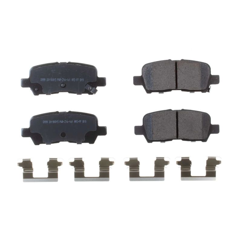 PowerStop Power Stop 05-09 Buick Allure Rear Z17 Evolution Ceramic Brake Pads w/Hardware - Brakes Rotors &