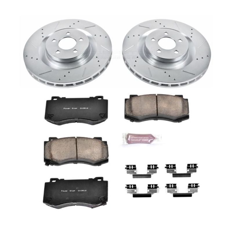 PowerStop Power Stop 05-10 Chrysler 300 Front Z23 Evolution Sport Brake Kit - Brakes Rotors & Pads