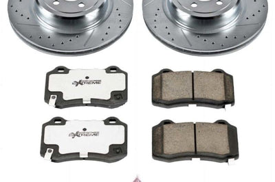 PowerStop Power Stop 05-10 Chrysler 300 Rear Z26 Street Warrior Brake Kit - Brakes Rotors & Pads