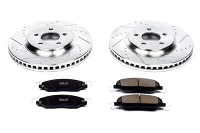 PowerStop Power Stop 05-10 Ford Mustang Front Z23 Evolution Sport Brake Kit - Brakes Rotors & Pads
