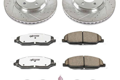PowerStop Power Stop 05-10 Ford Mustang Front Z26 Street Warrior Brake Kit - Brakes Rotors & Pads