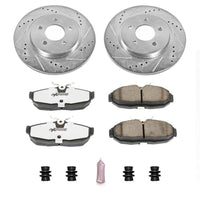 PowerStop Power Stop 05-11 Ford Mustang Rear Z26 Street Warrior Brake Kit - Brakes Rotors & Pads